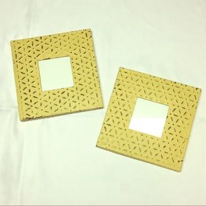 Set of 2 Picture Frames - Metal